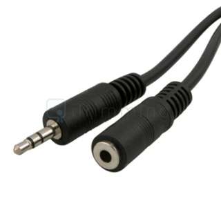 50 FT 3.5mm Stereo Plug to Jack M/F Extension Cable NEW  