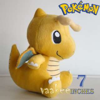 Pokemon Plush Toy 7 Dragonite Cute Collectible Soft Stuffed Animal 