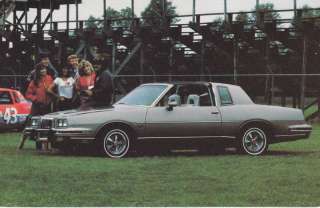 1983 PONTIAC GRAND PRIX LJ, AUTO ADV. POSTCARD  