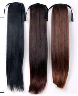 Cute Black/Brown Ponytail Hair Piece Extensions Ponytail J27  