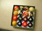 Aramith Pool Balls, complete set /w cueball, original box, from 