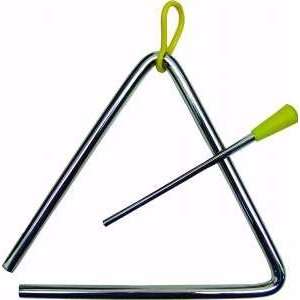   Music 6 Steel Triangle with Striker & Holder Musical Instruments