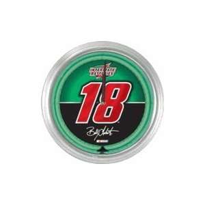  NASCAR Bobby Labonte #18 Neon Wall Clock