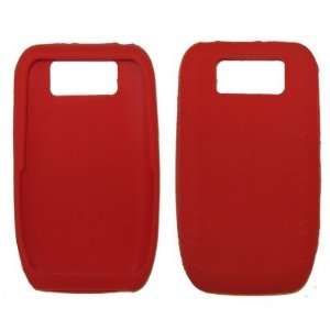  Solid Red Soft Silicone Gel Skin Cover Case for Nokia E63 