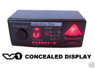 Concealed Display for Valentine One Radar Detector NEW  