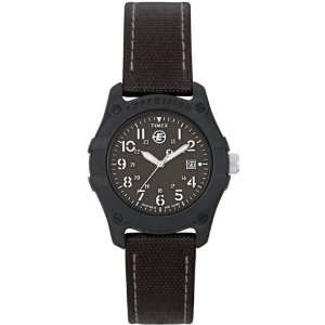 Timex Unisex T49692 Black Nylon Quartz Watch with Black 