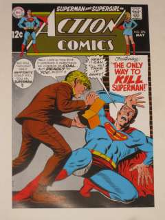 Action Comics #376 Rare Original DC Cover Proof Superman  