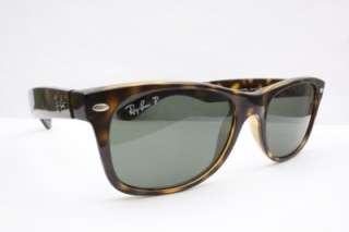 Ray Ban Sunglasses New Wayfarer Brown Tortoise Polarized 50mm RB2132 