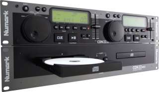 Numark CDN22 MK5 Rack Mount Dual CD Player (Jog Dial/Wheel, DJ, Club 