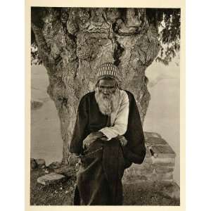  1935 Persian Iranian Storyteller Old Man Persia Iran 