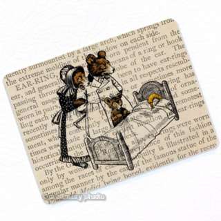   Three Bears Deco Magnet, Vintage Fairy Tale Illustration Fridge  
