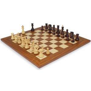   with Deluxe Santos Palisander Chess Board 3.25 King Toys & Games