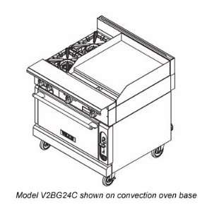   Hart 36 Gas Range W/ Griddle And Standard Oven   V2BG24S Appliances