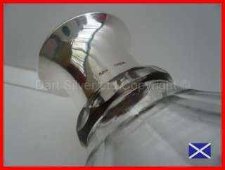 Scottish Silver & Cut Glass Decanter HM Glasgow 1920  