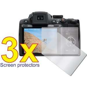  3 Nikon Coolpix P500 P300 Digital Camera Premium Clear LCD 
