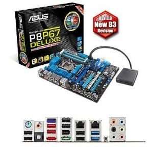  P8P67 Deluxe Motherboard Electronics