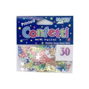 Bulk Pack of 24  Marvelous 30Th Printed Confetti .5 Ounce Bag (Each 