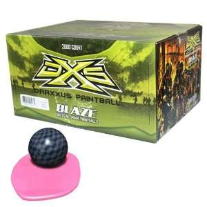  DXS Blaze Paintballs   Case 2000   Carbon Fiber Shell with 