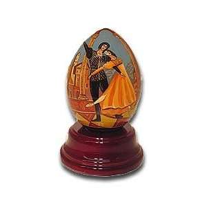  Romeo and Juliet Hand Painted Reuge Egg, Limited Edition 
