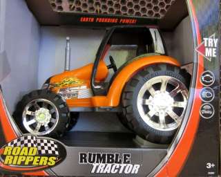 Road Rippers Farm Rumble Tractor truck Toy flames New  