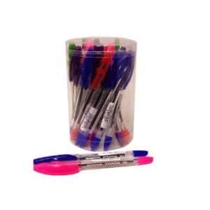  PaperMate Assorted Color Dynagrip Stick Pens (Case of 24 