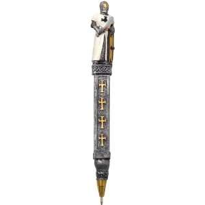   Medieval Knight Statue Sculpture Decorative Pen