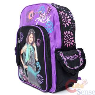 Wizards of Waverly Place Gomez School Backpack Large 16 Bag Purple 