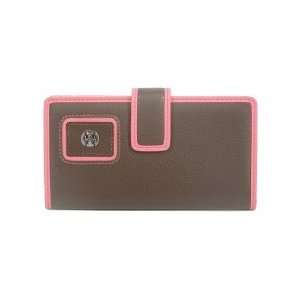Idaho Vandals Brown and Pink Checkbook Wallet  Sports 