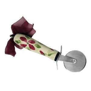  Art For A Cause 12602 Pizza Cutter Rose Floral