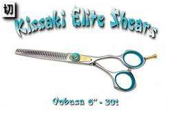Kissaki 30 tooth Pro Hair Thinning Shears Salon Barber Scissors  