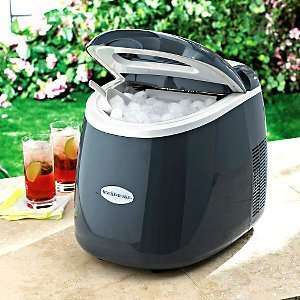  The Wine Enthusiast Portable Ice Maker   Gray Appliances