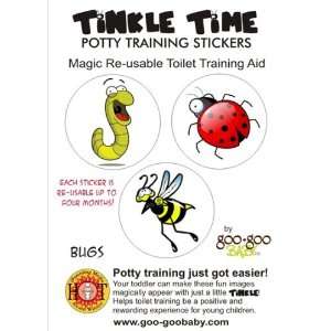   Reusable Potty Training Stickers   Potty Train in a day Bug Theme
