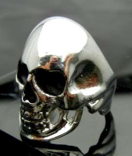 TF315 Skull Pewter Men Heavy Ring Size 11 Punk Biker Hard Rock Heavy 