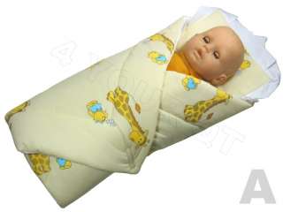 New Baby Infant Sleeping Bag Horn Wrap Swaddle Me Sleepsack Blanket 