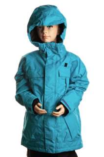 DC Kids Servo K12 Snowboard Jacket Size S Blue  