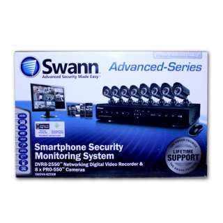 Swann SWDVK 825508 PRO 550 Camera Security Monitoring System (8 