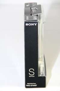 New Sony 8GB  Player NWZ S764WT with Wireless Bluetooth Headphone 