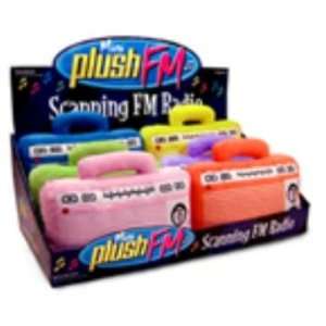  FM Scanner Plush Radios W/Counter Display  Players 