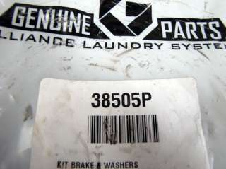 Speed Queen Alliance Washer Brake & Washers Kit 38505P NEW  