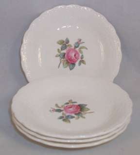 Spode BILLINGSLEY ROSE 4 Butter Pats GREAT CONDITION  