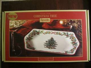 Spode Christmas Tree 12 Garland Tray Plate NIB New  