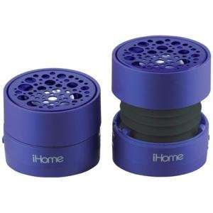   IPOD®/IPHONE® RECHARGEABLE MINI SPEAKERS (BLUE) Computers