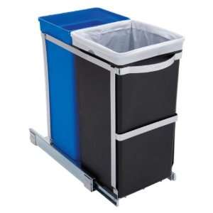    The Container Store 2 Bin Pull Out Recycler