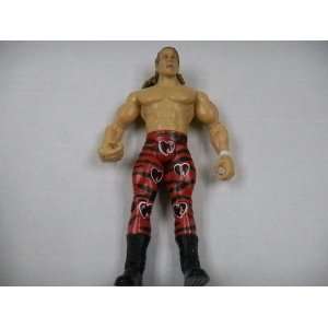  WWF Wrestling Shawn Michaels Action Figure with Red Heart 