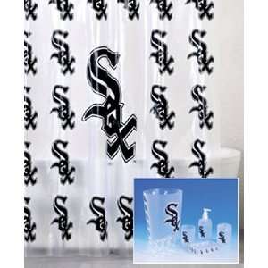  Boston Red Sox 7 Piece Frosted Acrylic Bath Set Sports 
