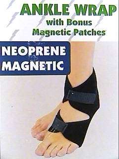 Magnetic Ankle Wrap   w/ Bonus Patches  