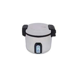   Rice Cooker, One Touch, Stainless Exterior, 120 V