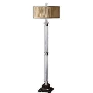 Uttermost 64 Rowley Lamps Fluted Glass Columns With Brushed Aluminum 