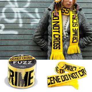 FUZZ The Crime Scene Scarf Do Not Cross 728987017018  