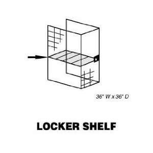  Shelf   for Bulk Storage Locker   36 Inches Wide   36 